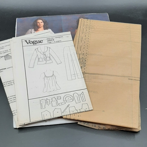 DKNY Donna Karan New York Vogue Uncut Pattern Size 4-6-8-10 Woman's Suit - Picture 5 of 5